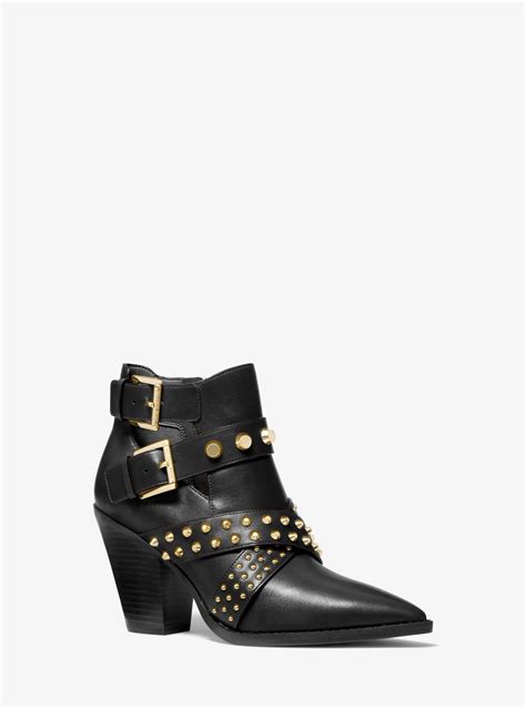 MICHAEL Michael Kors Dover Leather Booties 